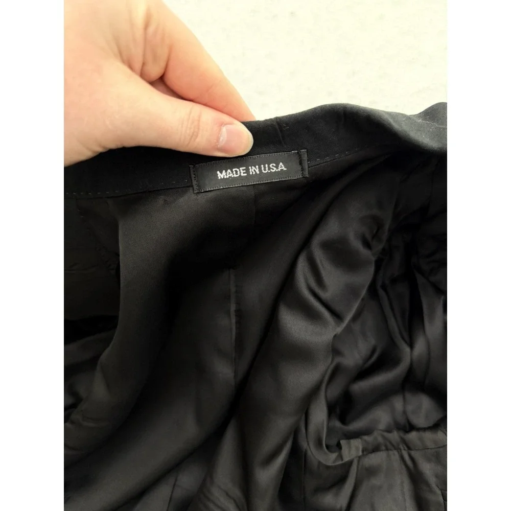 Lord West Vintage Black Tuxedo 41R‎ Wool Shawl Lapel 70s Wedding USA ACWA Union